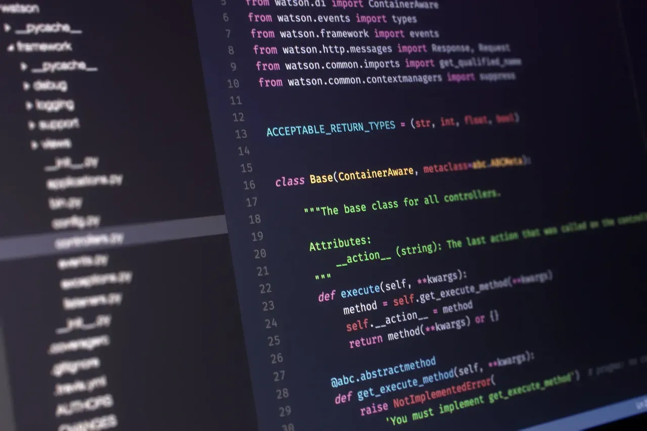 Python-code op een scherm — de software waarin we AI inbouwen