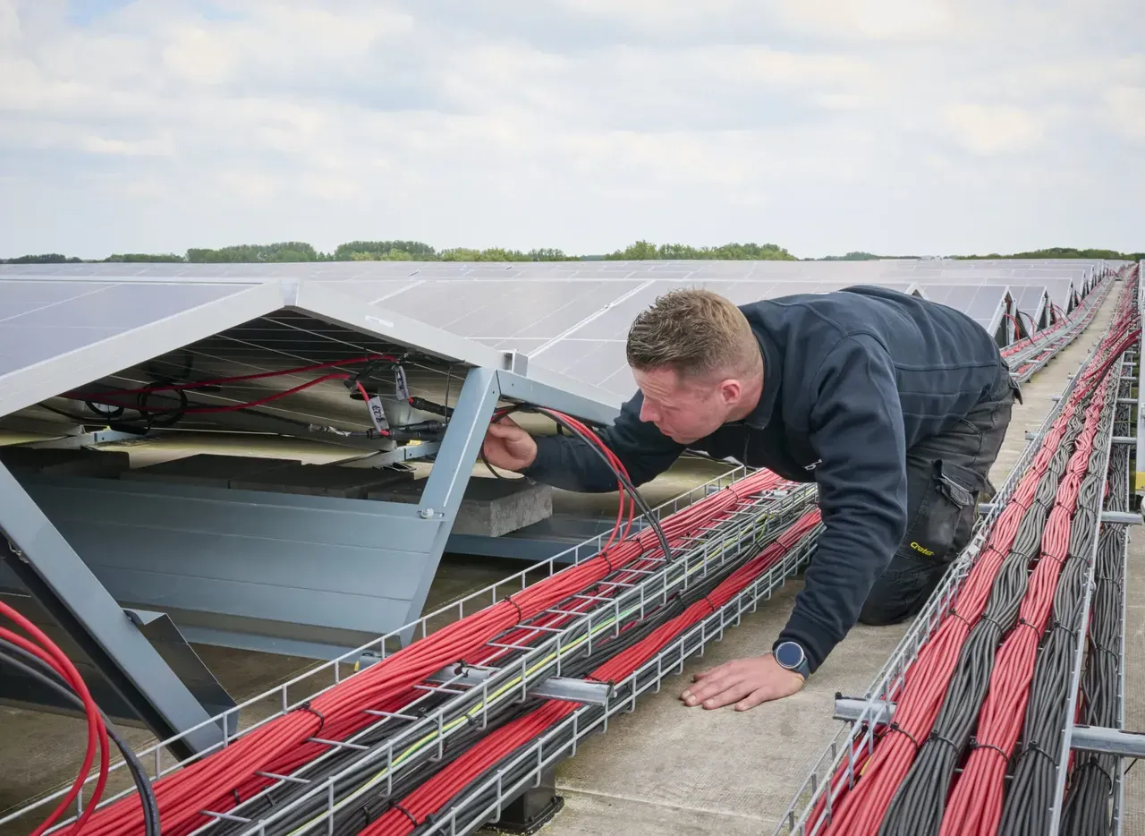 Klantportaal voor energie-installaties op mobiel